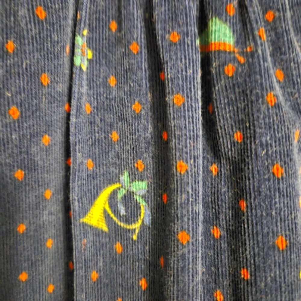 Vintage The Eagles Eye Holiday Fox Hunt Feathercord Corduroy Skirt Size 10 - Picture 4 of 7